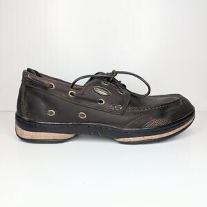 Irish Setter Red Wing Brown leather shoes deck boat oxford lace up size 11.5